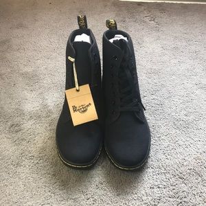 Doc Martens Black Canvas Boots